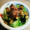 umapan's cooksnap of when they made 揚げなすとレタスのサラダ.