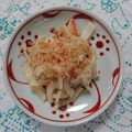 イチゴ、イチゴ。's cooksnap of when they made カブとオクラ・かに蒲鉾の酢の物☆土佐風♪.