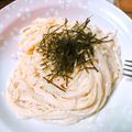 roll21's cooksnap of when they made 超簡単で絶品♡たらこクリームパスタ.