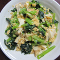M3doors111's cooksnap of when they made 白だし＋めんつゆで☆小松菜油揚げの炒め煮.
