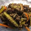 angelatte's cooksnap of when they made ☆さつまいもと豚挽き肉と人参の甘辛炒め☆.