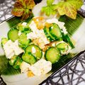makichihua's cooksnap of when they made 豆腐◆ザーサイ◆きゅうり和え物.