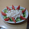 ラリー＆サラ's cooksnap of when they made 11Kダイエット成功ささみと豆腐旨サラダ.