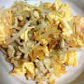 たぬとん's cooksnap of when they made 豆もやしキムチと豚のふわふわ卵炒め.