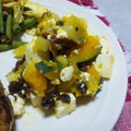 ﾛｸﾊﾗ's cooksnap of when they made 秋っ♪かぼちゃとさつまいもの洋風白和え☆.