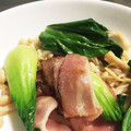 ゆっぴんきぃ's cooksnap of when they made 青梗菜とベーコンとエノキのごま油炒め☆.
