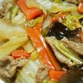 ユイkitchen's cooksnap of when they made 白菜と豚肉のうま煮.