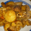 mayong's cooksnap of when they made 簡単！手羽元と蓮根と里芋の甘辛炒め♪.