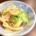 ♡茶太郎♡'s cooksnap of when they made ブロッコリーの茎のガーリックマヨ炒め.