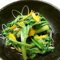 もりはん's cooksnap of when they made ✿春菊のゆず胡椒ポン酢和え✿.