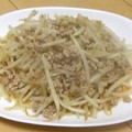 きらり流れ星's cooksnap of when they made 簡単！鶏挽き肉ともやしの焼肉のたれ炒め.