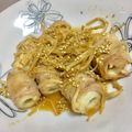 さくらんぼ♡もも's cooksnap of when they made ＊簡単＊節約＊甘辛ちくわの豚バラ肉巻き.