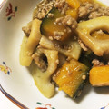 highorn's cooksnap of when they made 南瓜と蓮根のそぼろ煮～酢と胡麻で.