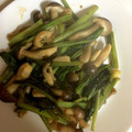 がんこママ♪'s cooksnap of when they made 簡単1品☆小松菜とシメジのマヨネーズ炒め.