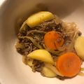 Reyyy's cooksnap of when they made 簡単すぎるひき肉の肉じゃが風.