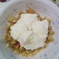 クック105KEH☆'s cooksnap of when they made ホットな♪フルグラヨーグルト.