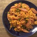 リトロワ's cooksnap of when they made ウインナーと玉ねぎのピリ辛卵炒め.