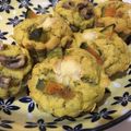 パフェうさこ♪'s cooksnap of when they made かぼちゃとにんじんの米粉マフィン♡.