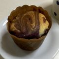 ゆうゆいマンマ's cooksnap of when they made ホケミで簡単☆卵不使用マーブルマフィン。.