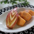 まろんかふぇ's cooksnap of when they made ◆喫茶店風＊りんごの飾り切り◆.