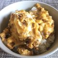 ruricom's cooksnap of when they made 牛すじ煮込みの残り汁で玉子丼.