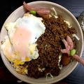 みりちゃん♪'s cooksnap of when they made ずぼらママの1人飯☆豚ひき肉のロコモコ丼.