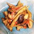 ゆきん1111's cooksnap of when they made ごぼうとしいたけのきんぴら.