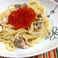 ひさちぃママ's cooksnap of when they made ✿絶品サーモンとイクラのクリームパスタ✿.