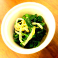ねぎまのねぎ's cooksnap of when they made ほうれん草とモヤシのナムル.