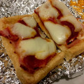 Khara10's cooksnap of when they made 簡単！トースターで油揚げピザ☆.