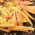 tomashi's cooksnap of when they made 魚肉ソーセージとジャガイモのオイマヨ炒め.