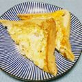 料理好き独身男子's cooksnap of when they made 超簡単！野菜とハムとチーズのホットサンド.