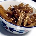 25chiffon's cooksnap of when they made 黒酢を効かせたつまみに合うきんぴらごぼう.