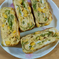 ちーゆづアーちゃん☆'s cooksnap of when they made 簡単アレンジ卵☆さやえんどうとコーン卵.