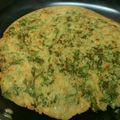 mallママ's cooksnap of when they made ♪大根菜としらすのチヂミ♪.