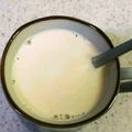 ayakaL7's cooksnap of when they made 低脂肪乳で黄な粉ミルク.
