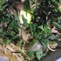 ココキキララ's cooksnap of when they made ツナとしめじのバター醤油パスタ.