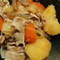 クック87DBV1☆'s cooksnap of when they made 食卓の主役☆麺つゆで炊飯器で肉じゃが！.