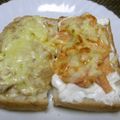ジョングレ's cooksnap of when they made ピリ辛キムチのトロッとトースト.