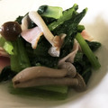 akoba0718's cooksnap of when they made びっくり！小松菜とベーコンの蒸し炒め♪.