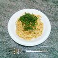 ebipeco's cooksnap of when they made 昆布茶を使って簡単明太子パスタ.