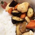 あたむ❤189's cooksnap of when they made 鶏肉と茄子の甘酢炒め.
