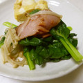 そらてんママ's cooksnap of when they made 小松菜と焼豚の炒めもの.