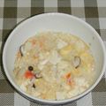 GOMBESSA's cooksnap of when they made 豆腐とカニかまのほっこり雑炊(*´▽｀*.