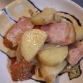 ｋａｍｉｙａｍａ's cooksnap of when they made 簡単･厚切りベーコンとジャガイモの鉄板焼.