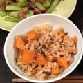 うめのすけえび's cooksnap of when they made 塩昆布でコク出し！さつまいもごはん.