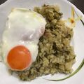 ☆smile　胡桃☆'s cooksnap of when they made 炊飯器で★高菜とベーコンのピラフ.