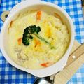 ととろ＆めい's cooksnap of when they made チャウダー余ったら♡リゾットグラタン♡.