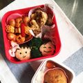 たべたいち's cooksnap of when they made キャラ弁にウズラ卵でリボンちゃん☆．。.