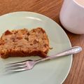 non1123's cooksnap of when they made ＨＭで『柿と胡桃のパウンドケーキ』.
